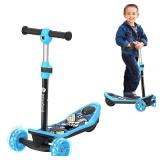 3 Wheel Kids Electric Scooter Adjustable Height E
