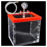 2 Gallon Acrylic Vacuum Chamber Acrylic Clear