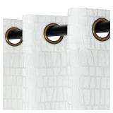 White Curtains for Living Room 94 Inch Length 2