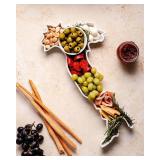 WORLD PLATES Italy Shaped Baking Dish Serving