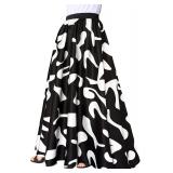 Afibi Women Chiffon Mopping Floor Length Big Hem