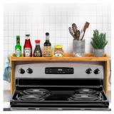 IIIOIIIA Bamboo Over the Stove Spice Shelf for