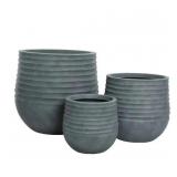 Kaemingk Jamie Round Plastic Planter
