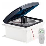 RV Roof Vent Fan 12V Auto Remote Control 14