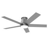 wurzee 52 Inch Flush Mount Ceiling Fan  Matte