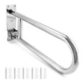 QWORK 23 6  Stainless Steel Toilet Safety Rails