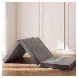 Tri Fold Memory Foam Mattress  4 inch Single