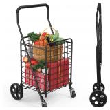 Grocery Shopping Cart with 360  Rolling Swivel