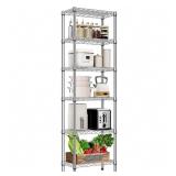 MZG 6 Tier Storage Rack Metal Wire Shelving Unit