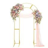 Metal Double Wedding Arch Backdrop Stand Balloon