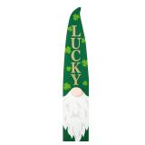 Glitzhome 42 H St  Patrick s Wooden Gnome Porch