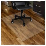 Kuyal Clear Chair mat for Hard Floors 36 x 48