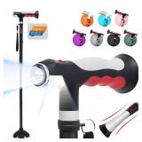 BigAlex Folding Walking Cane with Two Led Lights
