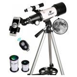 Gskyer Telescope  70mm Aperture 400mm AZ Mount