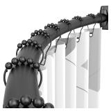 Curved Shower Curtain Rod   43 72 Inches
