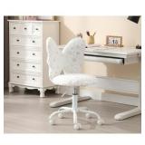 Dayalane Kids Desk Chair  Butterfly Faux Fur