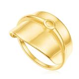Chunky Band Stackable Ring for Women 14K Gold