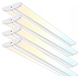 4 Pack 4FT Ultra Slim LED Wraparound Light with 3