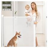 Bulubaky Extra Tall Safety Retractable Baby Gate
