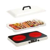 Double Induction Cooktop  1800W Portable Stove