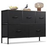 WLIVE Dresser for Bedroom with 5 Drawers  Long