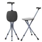 Portable Adjustable Folding Walking Cane with