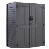 YITAHOME 59 Cuft Outdoor Tall Storage Shed