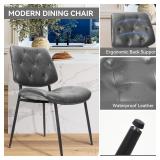 Dining Chairs Set of 2  Mid Century Modern