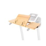 VIVO Universal Bamboo Tilting Treadmill Desk for