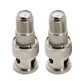 F to BNC Adapter Connector  BNC Male Plug to F