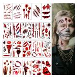 Sibba Temporary Tattoo Stickers 20 PCS Halloween