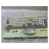 SADES V2020 Pink Wireless Keyboard with Round