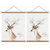 Artmag 2 Pack Magnetic Poster Hanger Frame  47x36