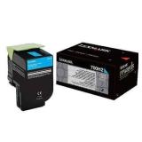 Lexmark 700H2 Original Cyan High Capacity Toner