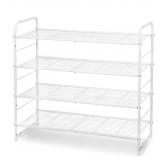 Simple Trending 4 Tier Stackable Shoe Rack