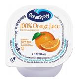 Ocean Spray 100  Orange Juice  4 Fl Ounce Cup