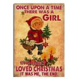 VNCgov Vintage Tin Metal Signs Once Upon A Time