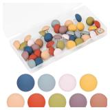 40pcs Matte Push Pins  Resin Cute Push Pins Thumb
