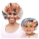 2pcs Pack Pink Baby Bonnet Kids Bonnet Infant