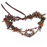 MOSTORY Moon Flower Crown Headpiece   Floral Elf