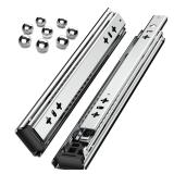 1 Pair Heavy Duty Drawer Slides Full Extension 32