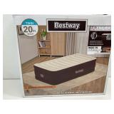 Bestway Maroon 20  Twin Air Mattress with Built