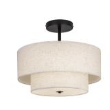 18 Inch Large Semi Flush Mount Ceiling Light