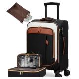 LOVEVOOK Carry on Luggage for Women and Men