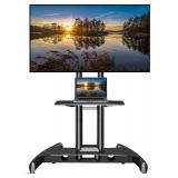 NB North Bayou Mobile TV Cart Rooling TV Stand
