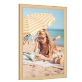 30x40 Wood Frame  Rustic Natural Wooden 40x30in