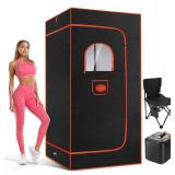 Portable Sauna Box for Home With 3L 1000W Steamer
