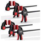 12  Bar Clamps for Woodworking  4 Piece One
