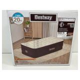 Bestway Maroon 20  Twin Air Mattress with Built