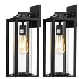16inch Large Outdoor Wall Lights   2 Packs Modern
